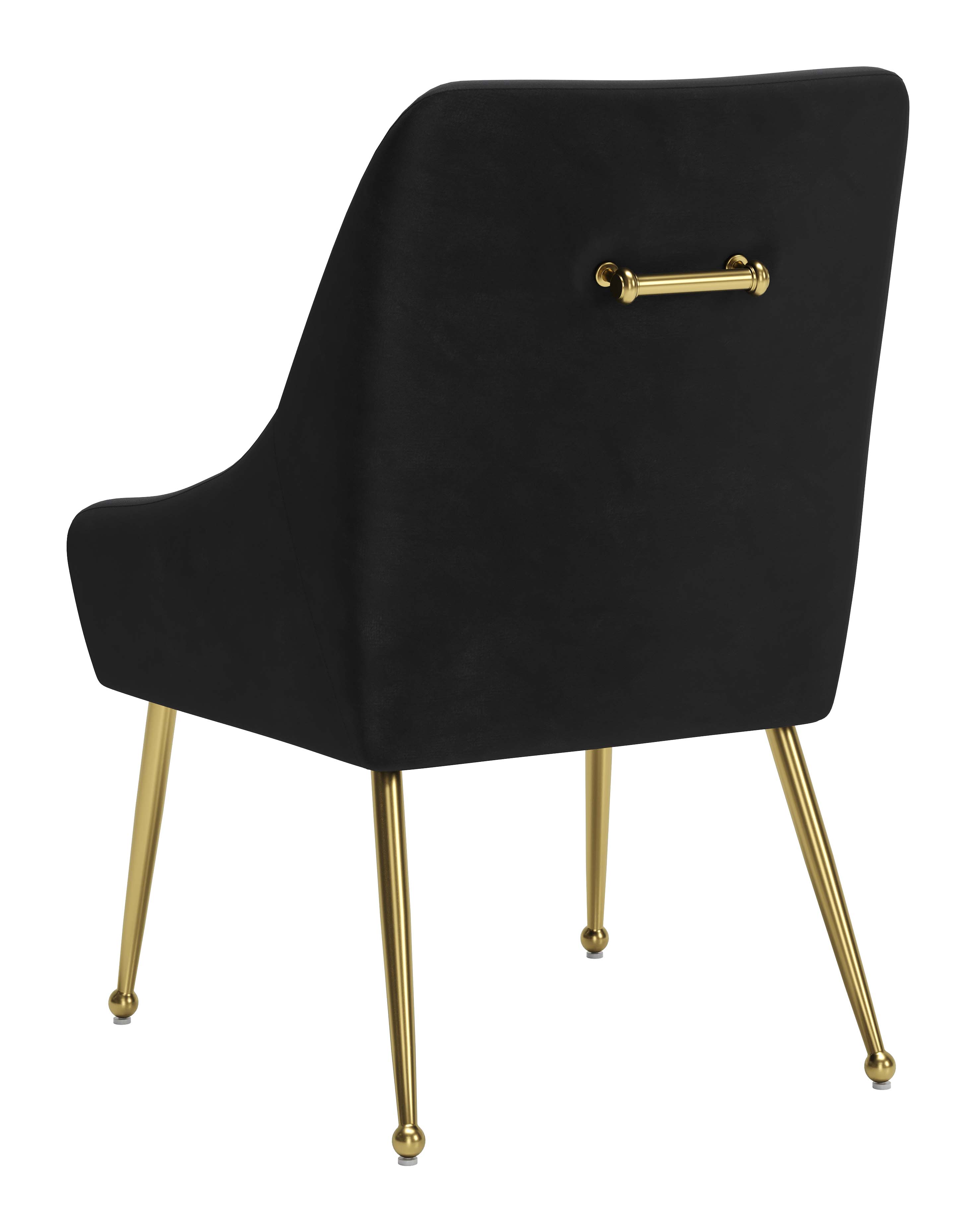 Maxine Dining Chair Black & Gold product image