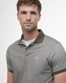Shell Short-Sleeved Polo Shirt Uniform Green