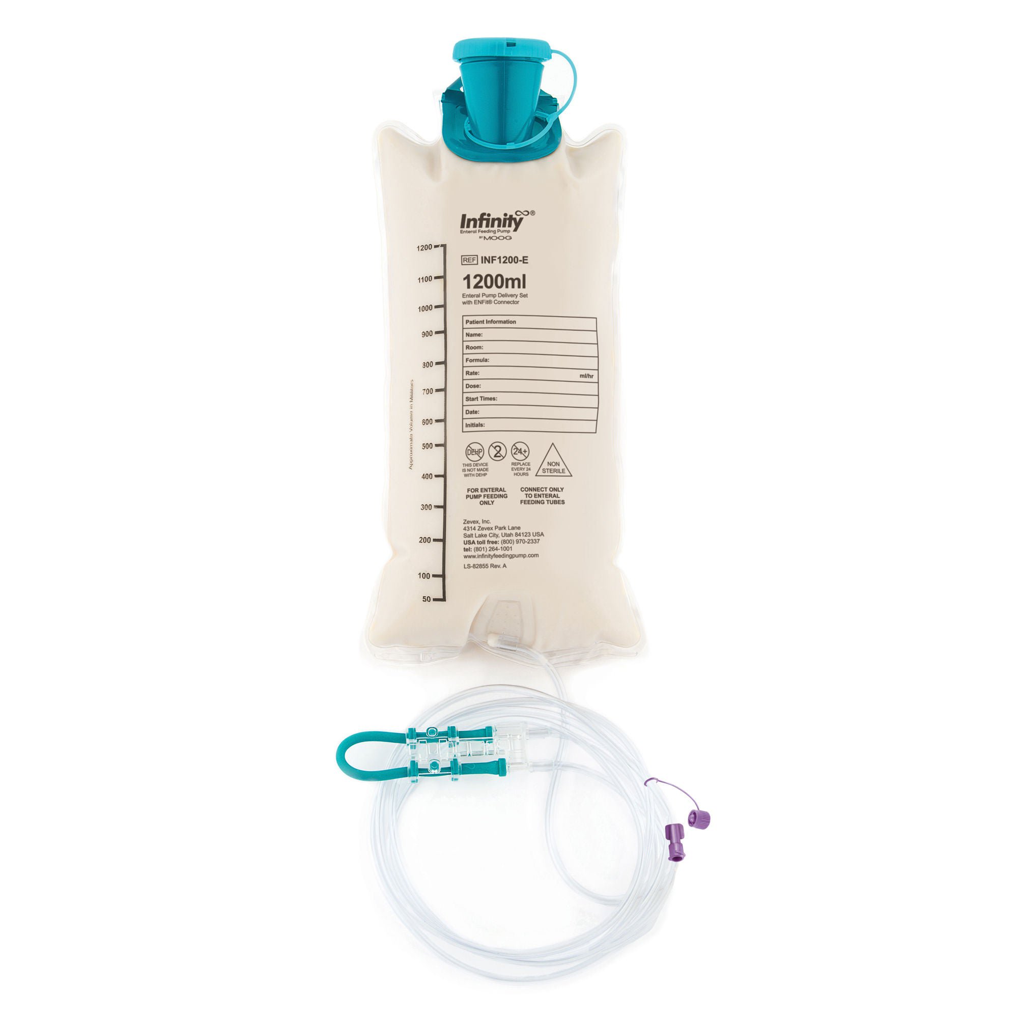 Zevex DELIVERY SET, PUMP ENTERAL 1200ML (30/CS)