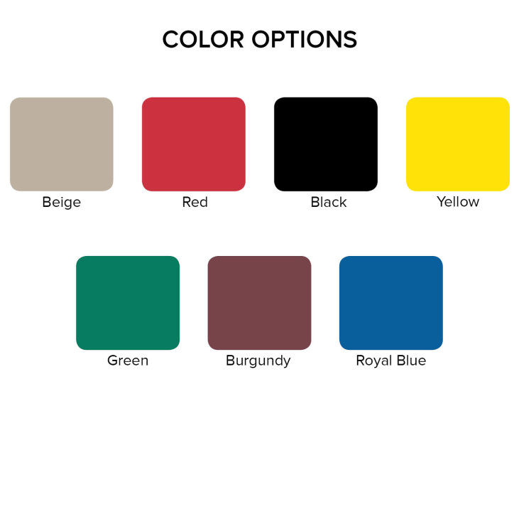 Traex Warewashing Rack Color Options