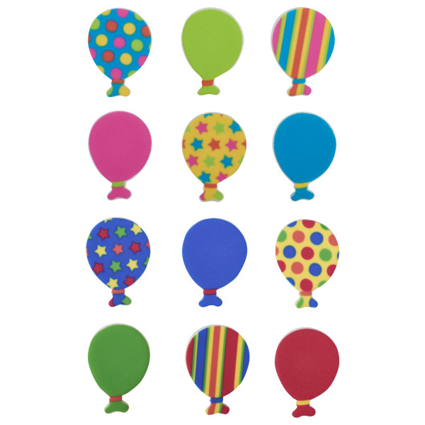 Bright Primary Balloons Sweet Décor® Edible Decorations