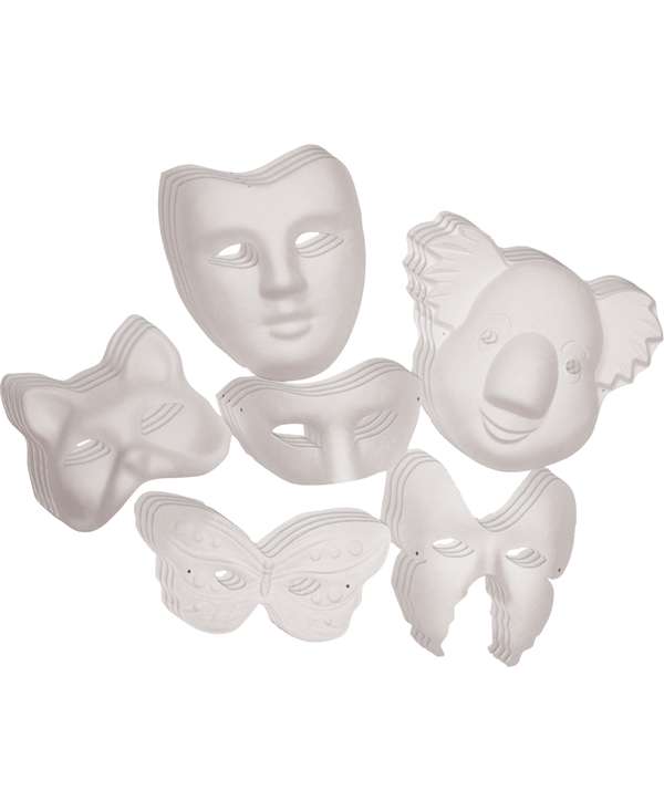 Papier Mache Mask, Assortement
