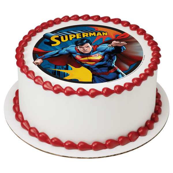 Superman™ Up, Up and Away PhotoCake® Edible Image®