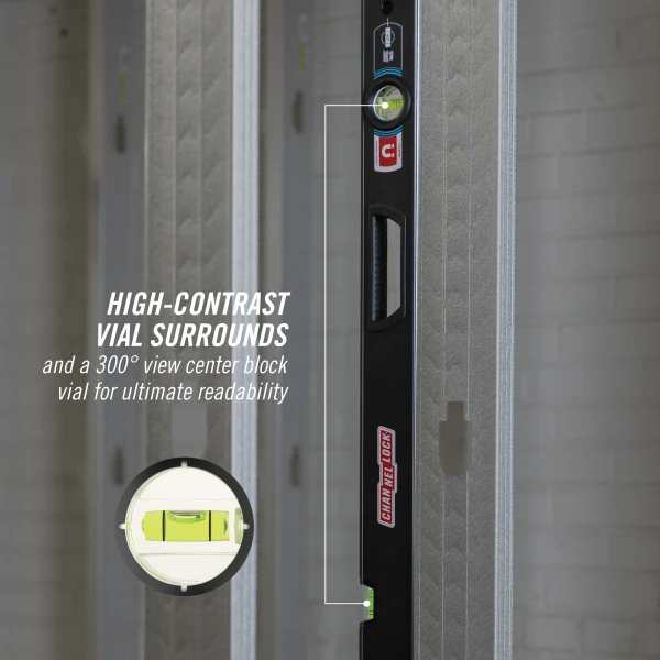 5200-0048M 48-inch Professional-Grade Magnetic Aluminum Box Level