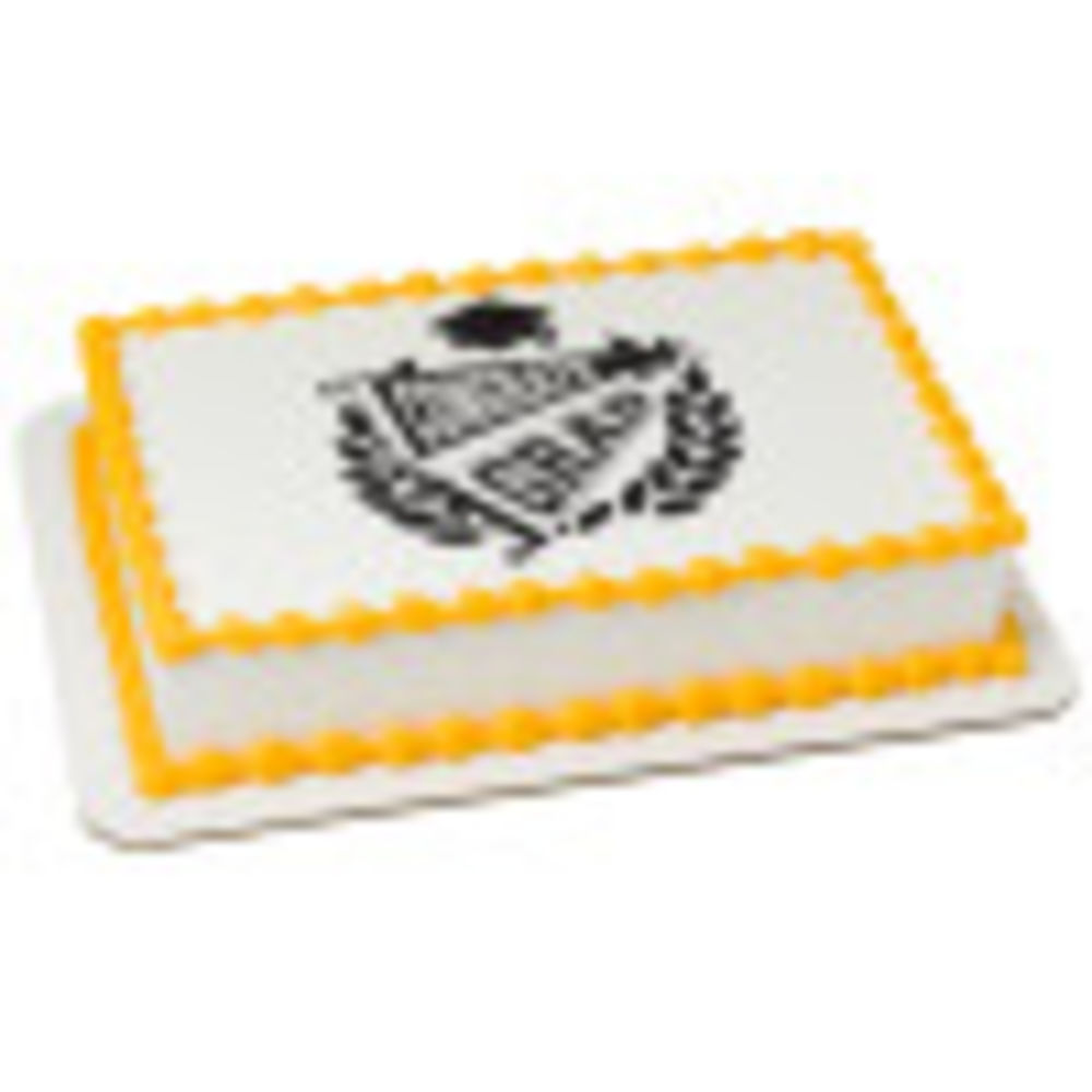 Image Cake Congrats Grad Pennants