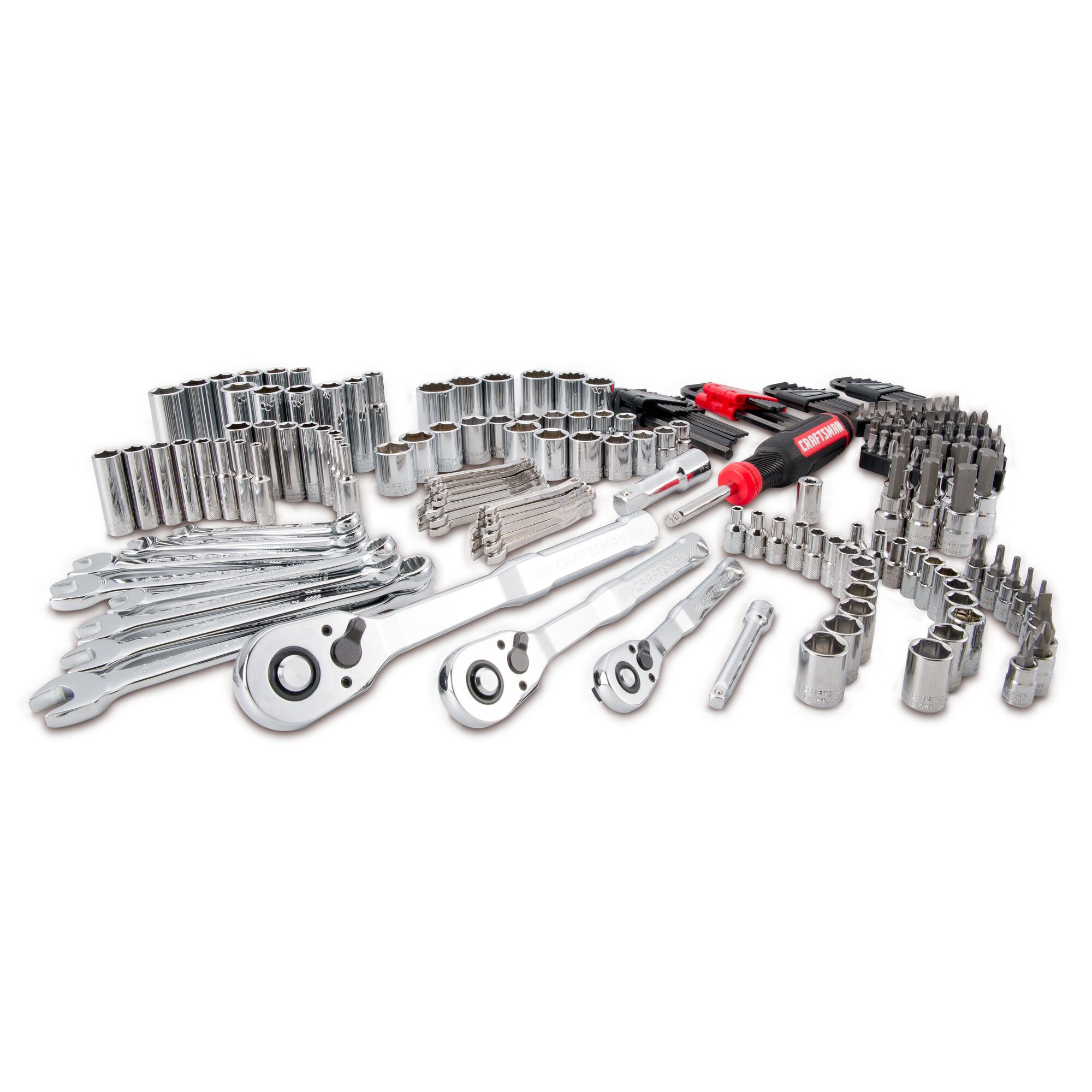 View of CRAFTSMAN Mechanics Tool Set highlighting  product features