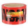 Danger Tape, Polyethylene Film, 3 in. x 300 ft., Red