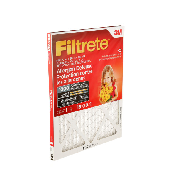 16"X20"X1" MICRO ALLERGEN FILTER  3M FILTRETE