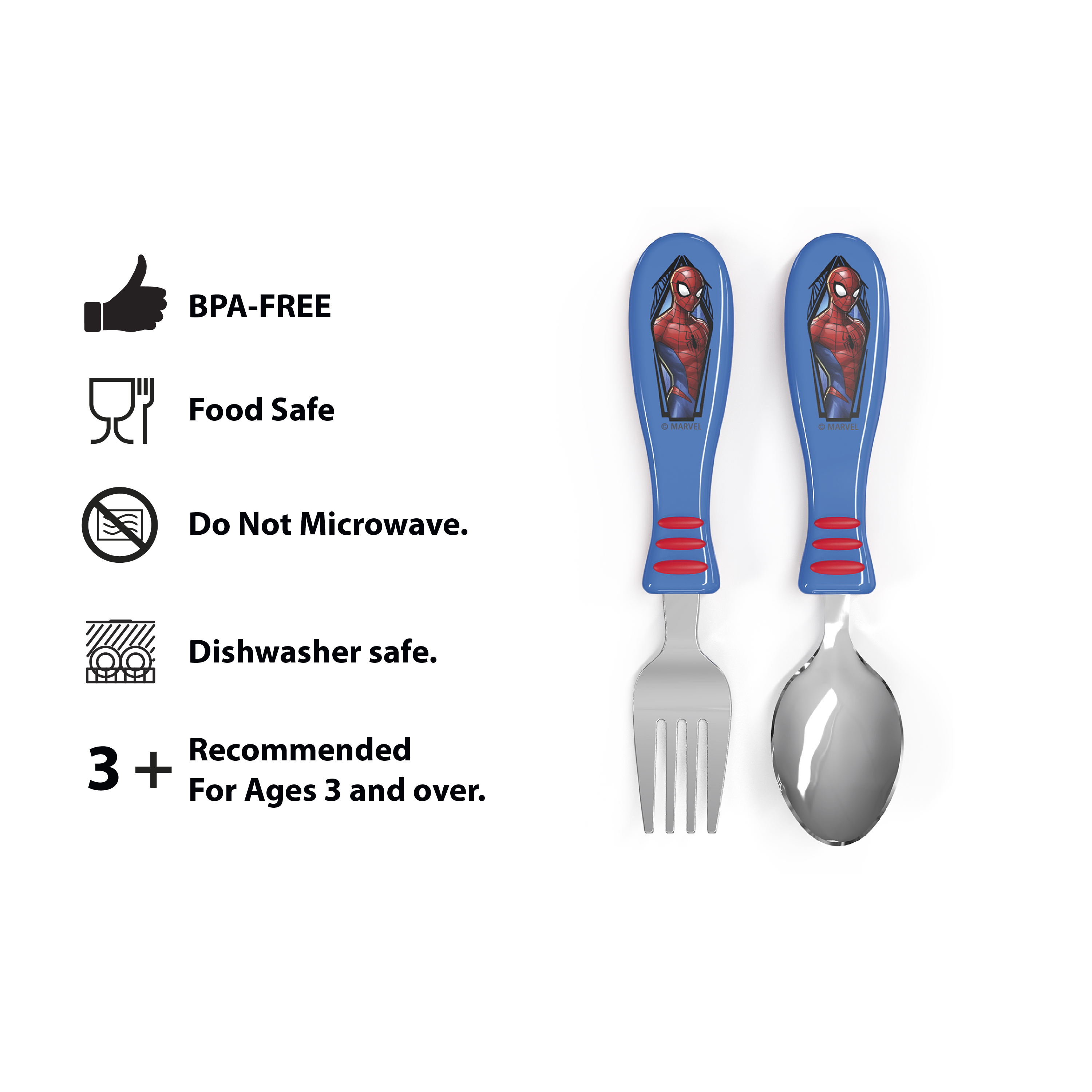 Marvel Comics Dinnerware Set, Spider-Man, 5-piece set slideshow image 4 Marvel Comics Dinnerware Set, Spider-Man, 5-piece set slideshow image 4