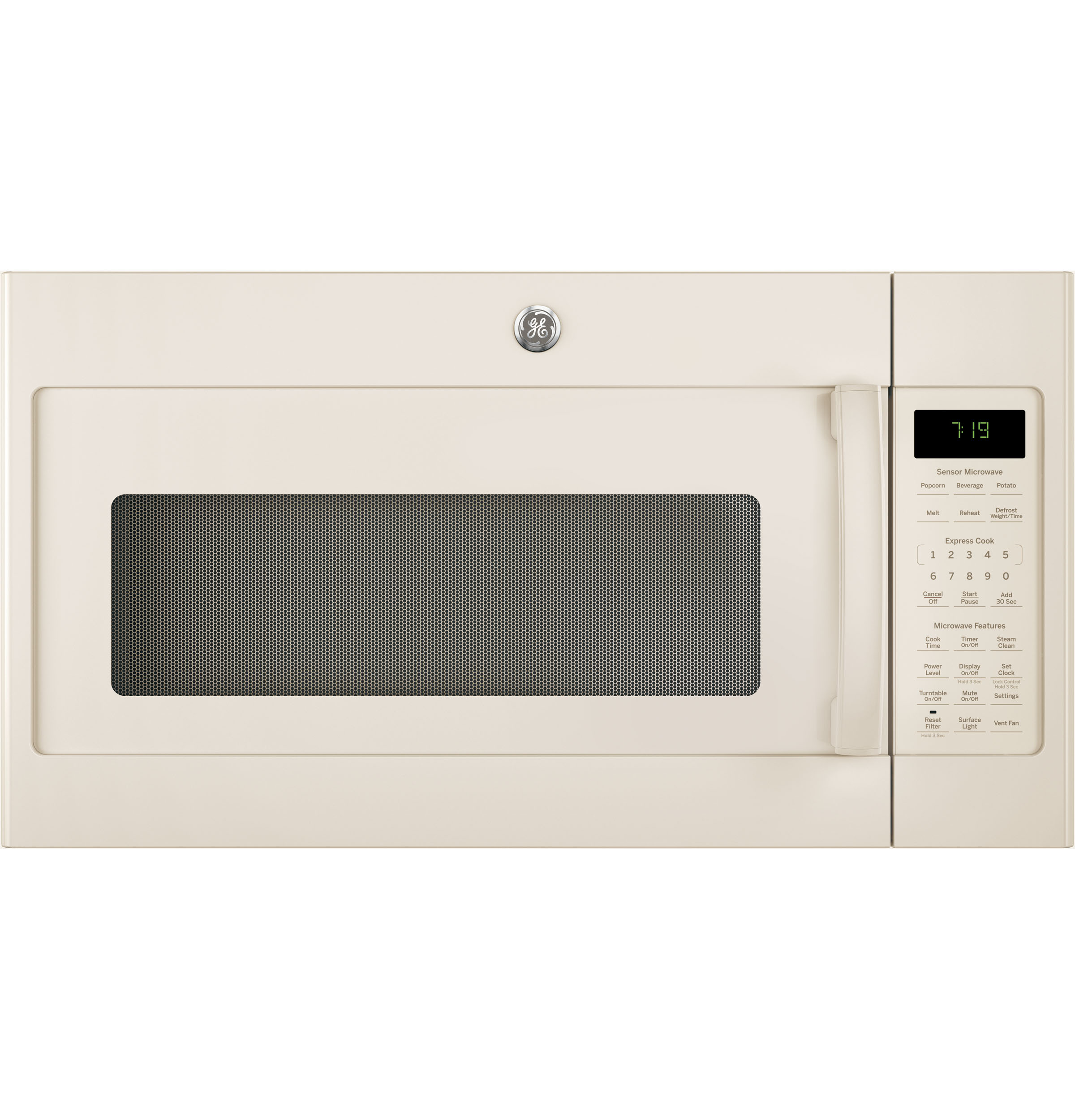 GE® 1.9 Cu. Ft. Over-the-Range Sensor Microwave Oven with Recirculating Venting
