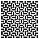 Pietra Visivo Collection Thassos Select Polished And Nero Marquina Select Polished 10×10 Canterbury Mosaic Polished