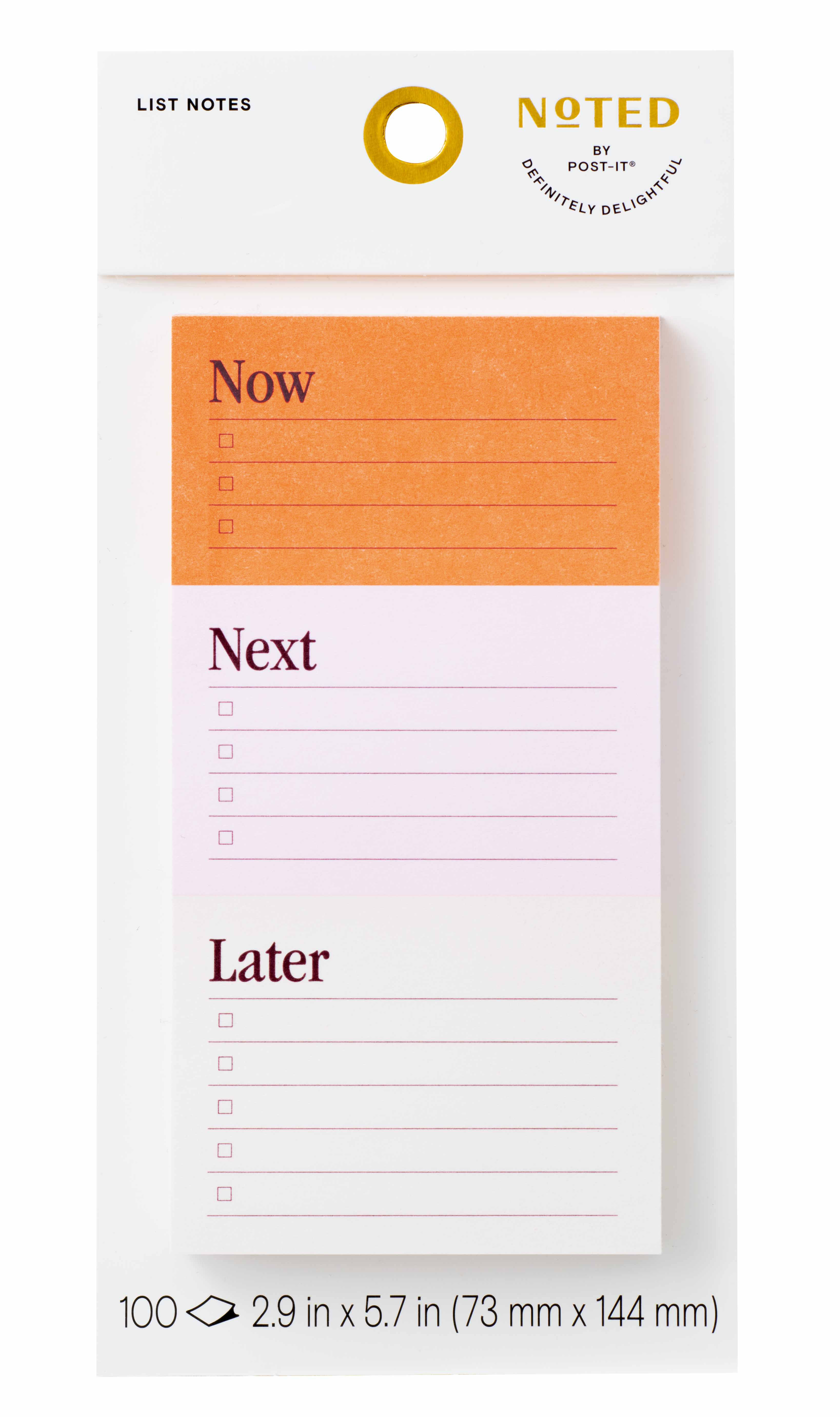 SKU 7100325074 | Post-it® List Notes NTD9-36-1