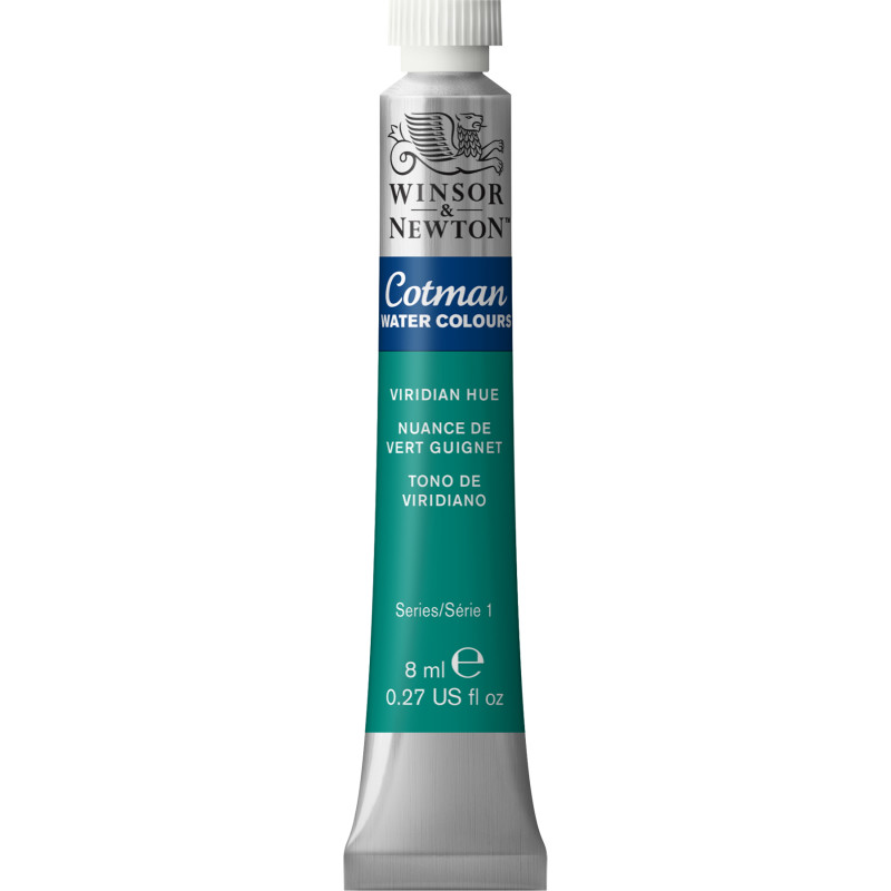 Cotman Watercolor Paint, 8 mL Tube, Viridian Hue