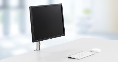 Adjust for the ideal view to prevent neck and eye strain. 