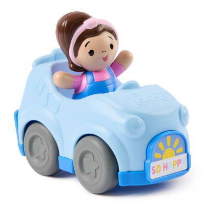 Ms. Rachel 1-2-3 Roll! Vehicle with Click-in Figure & Pull Back Action, Educational Toys & Toddler Toys for Girls & Boys Ages 1-3Y+