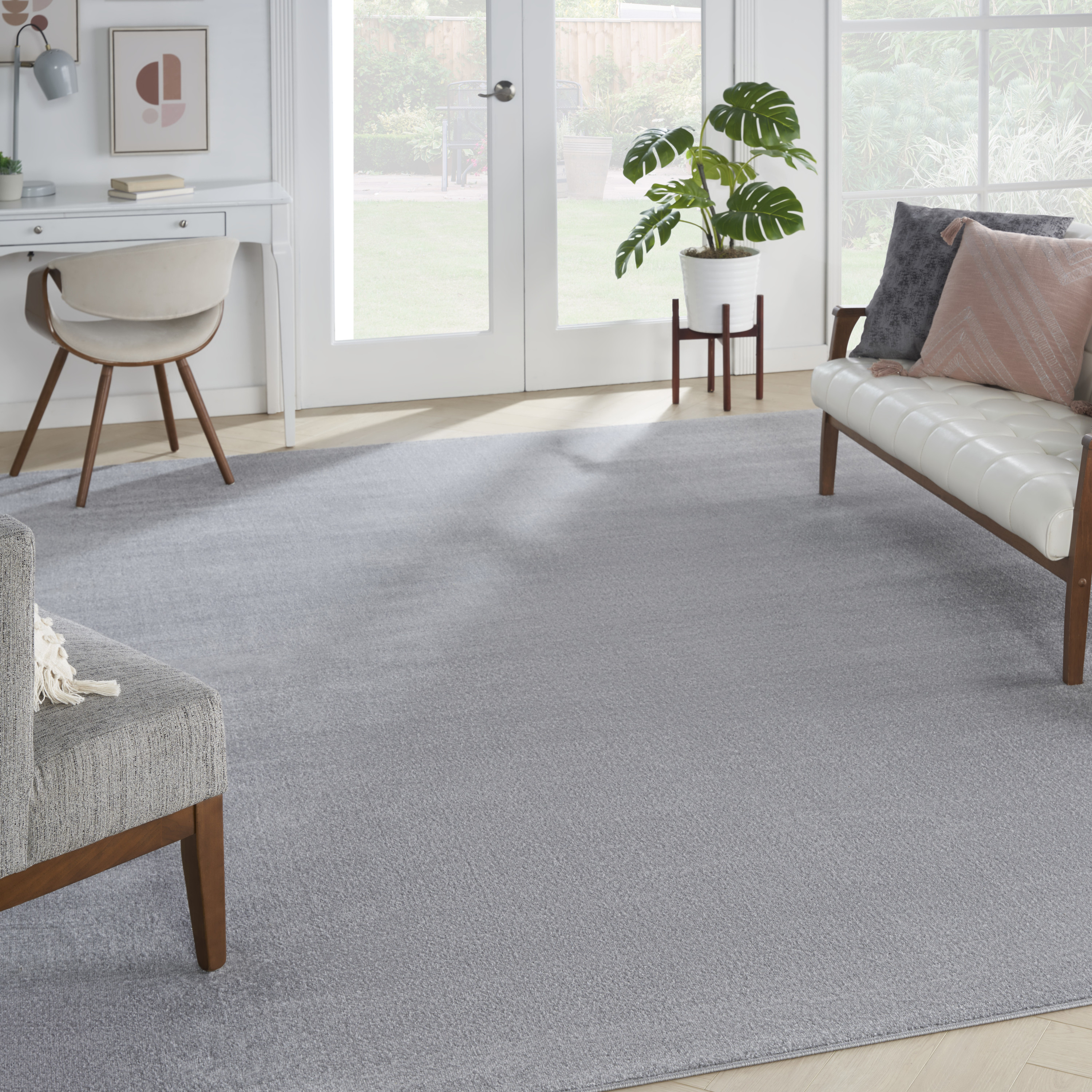 Nourison Nourison Essentials 12' x 15' Silver Grey Outdoor Rug