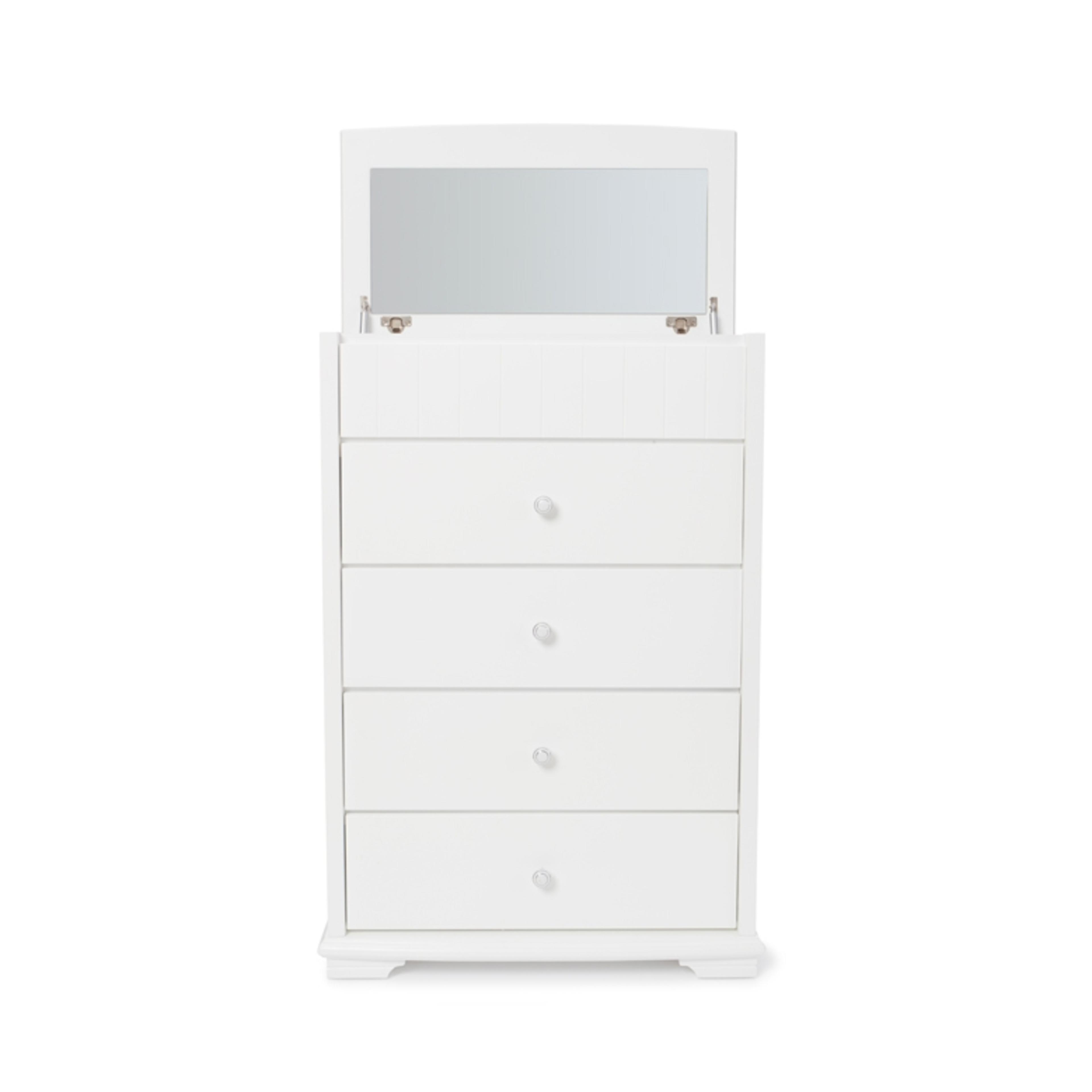 Product image of the Bella Tallboy (4 Drawer), Ivory White from Forty Winks