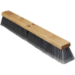 Carlisle, Flo-Pac®, 18in, Flagged Floor Sweep, Polypropylene Bristles, Gray