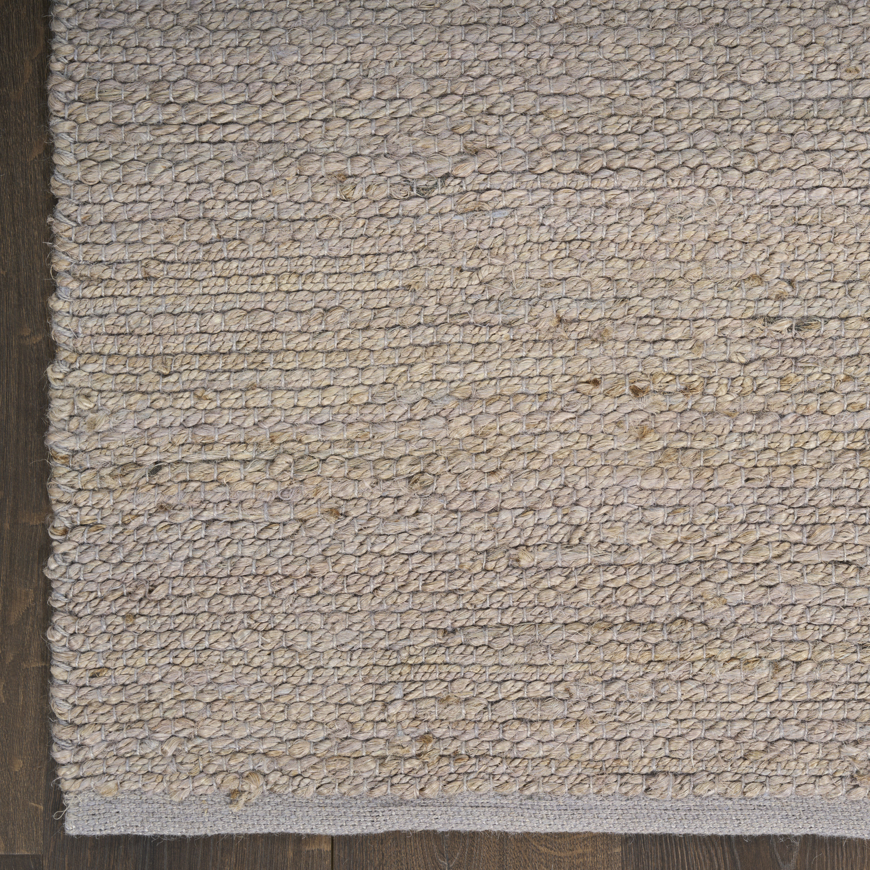 Nourison Natural Jute 8' x 10' Grey Farmhouse Indoor Rug