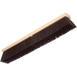 Carlisle, Flo-Pac, 24in, Sweep With Heavy Polypropylene Center, Polypropylene Bristles, Brown