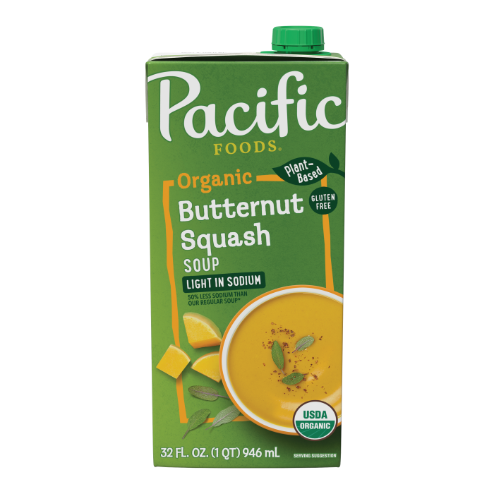 Light Sodium Organic Butternut Squash Soup