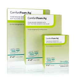 ComfortFoam/Ag Sterile Foam Dressing with Silver, 4 x 4 Inch MK 1068619