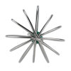 24-inch stainless steel French whip with nylon handle