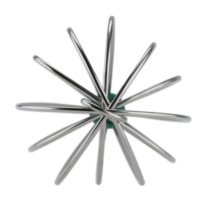 24-inch stainless steel French whip with nylon handle