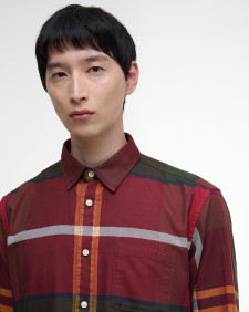 Camicia in tartan oversize a maniche lunghe Renford 