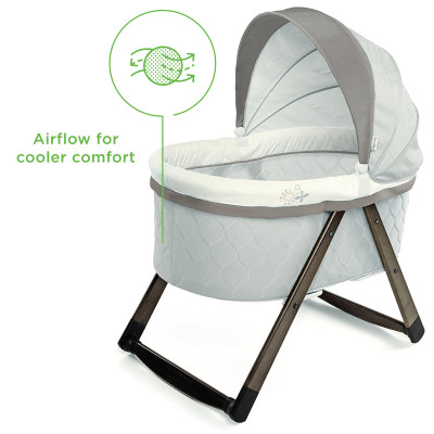 FoldAway Rocking Wood Bassinet&trade; - Carrington