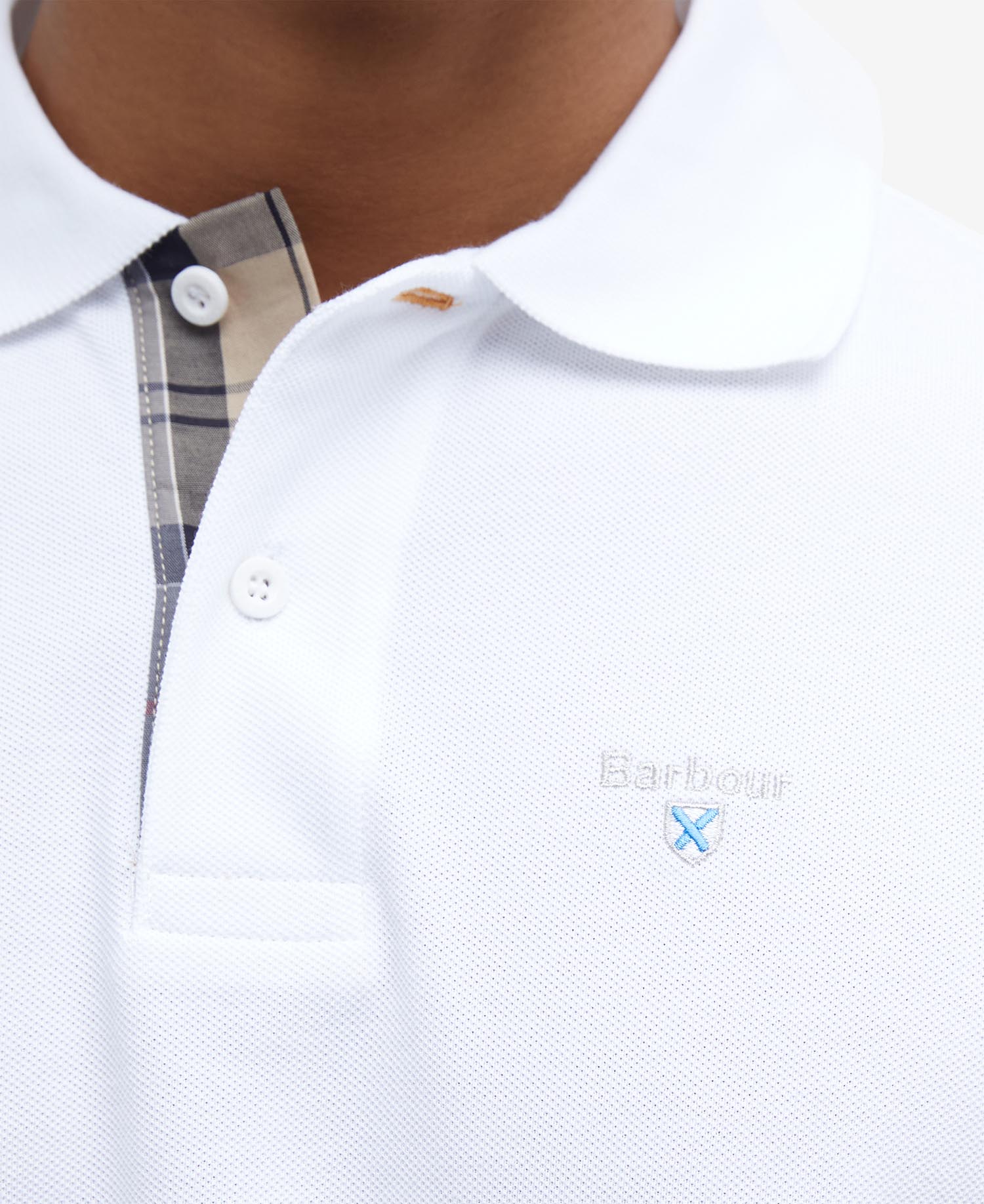 Tartan Pique Polo Shirt image number 4