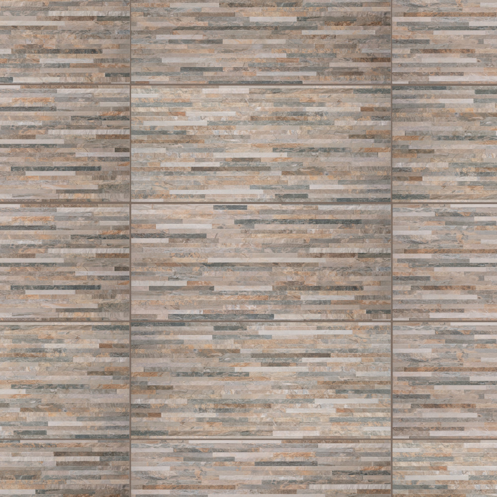 Muro Ardesia Ocre 12.5x24.5 Rectangle Porcelain Wall Only Digital Pattern