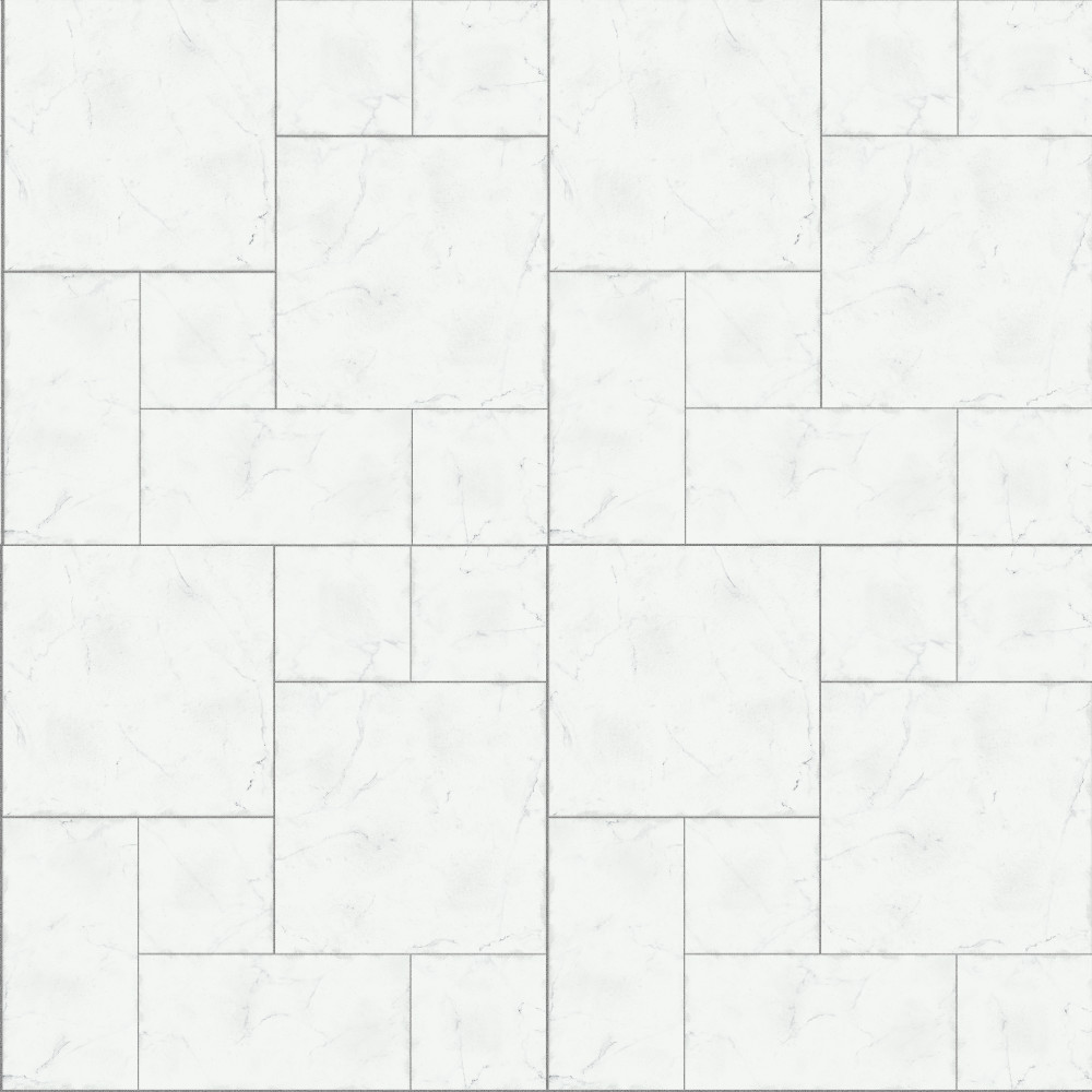 Timeless Calacatta Natural Modular 39-3/8 in. x 39-3/8 in. Porcelain Floor and Wall Tile