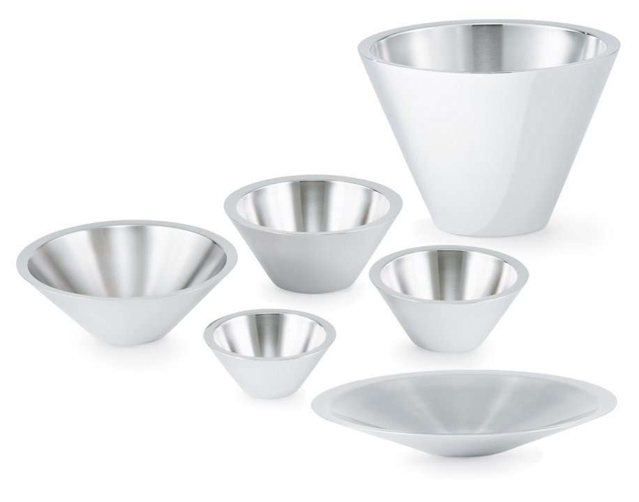 Double-Wall Conical Bowls