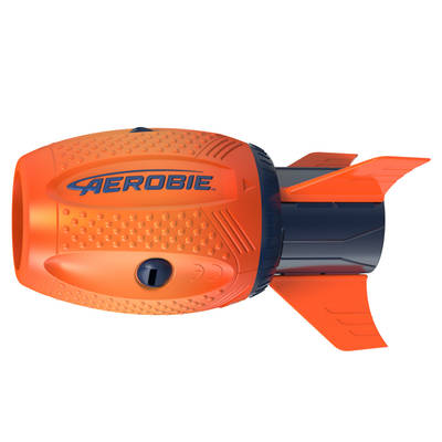 Aerobie Sonic Fin Football, Aerodynamic Russel Wilson Football Toy, Now with Softer Foam & Fins, Outdoor Games for Kids and Adults Aged 8 and Up, Orange