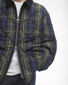 Barbour x ARKET Tartan Quilted Jacket Arket Tartan