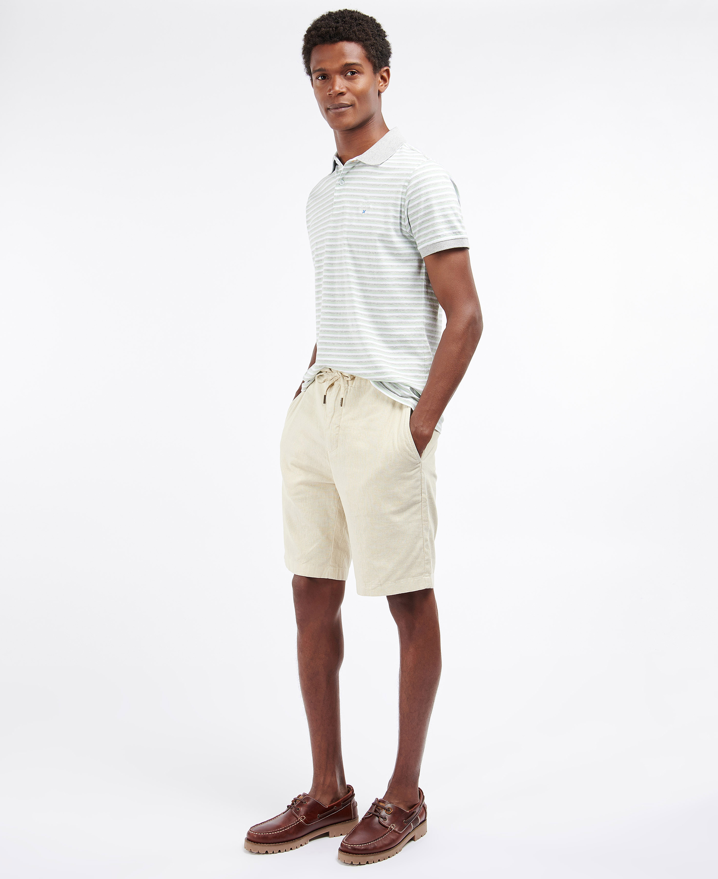 Linen Cotton Mix Short image number 1