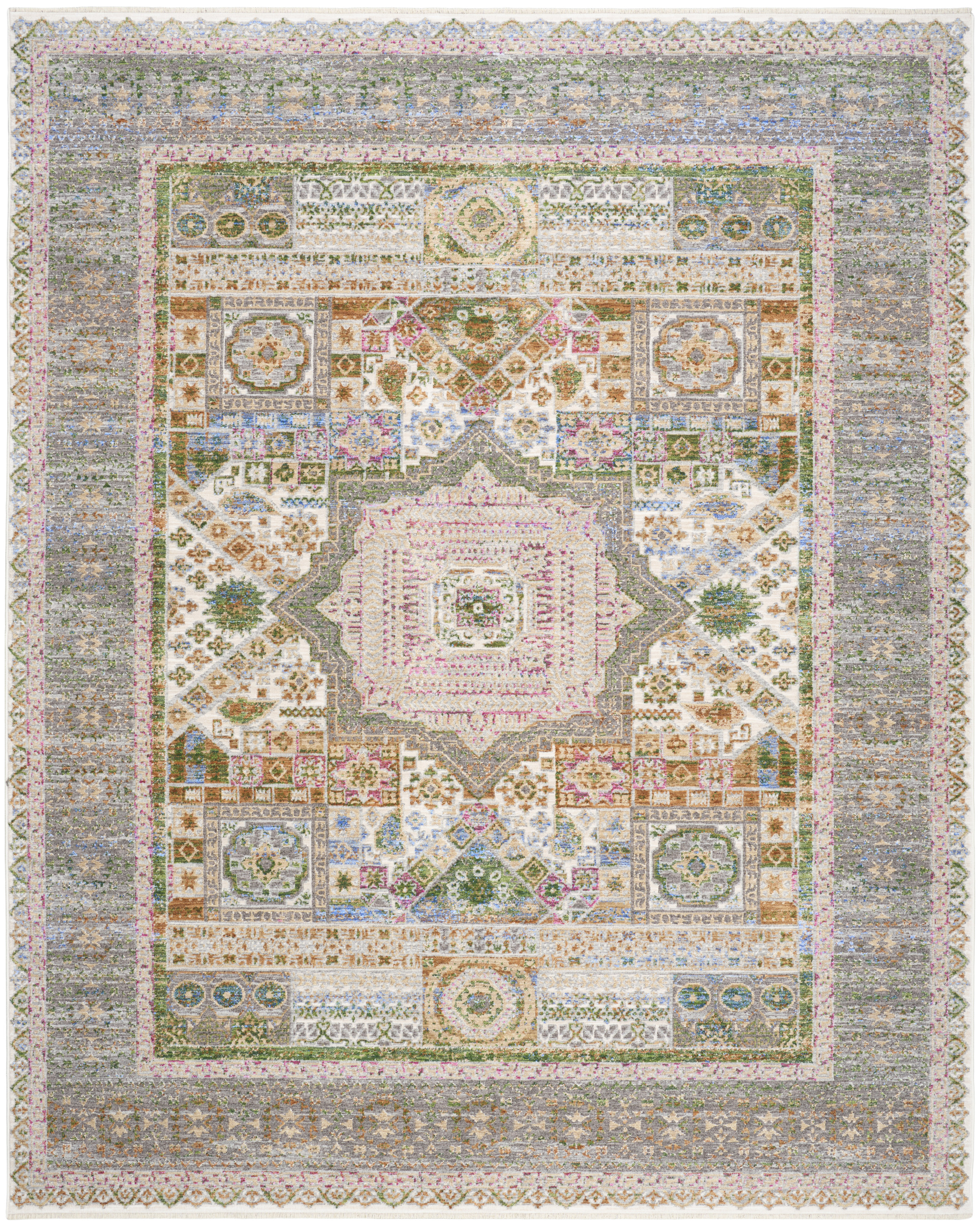 Nourison Vintage Harmony 9'10" x 13'1" Multicolor Bohemian Indoor Rug