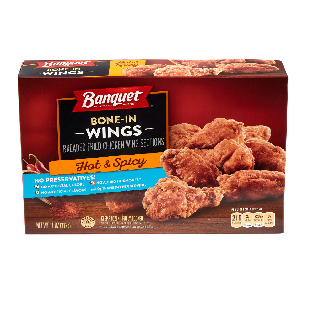 BANQUET Wings Hot And Spicy Conagra Foodservice