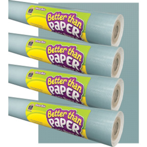 Better Than Paper® Bulletin Board Roll, 4' x 12', Stone Blue, 4 Rolls