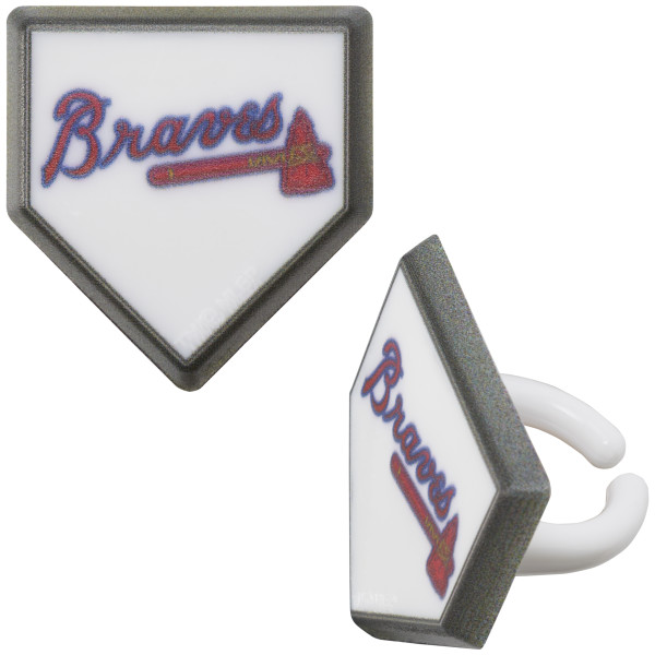 MLB® Home Plate Team Logo Cupcake Rings