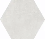City White 7×8 Hexagon Field Tile Matte