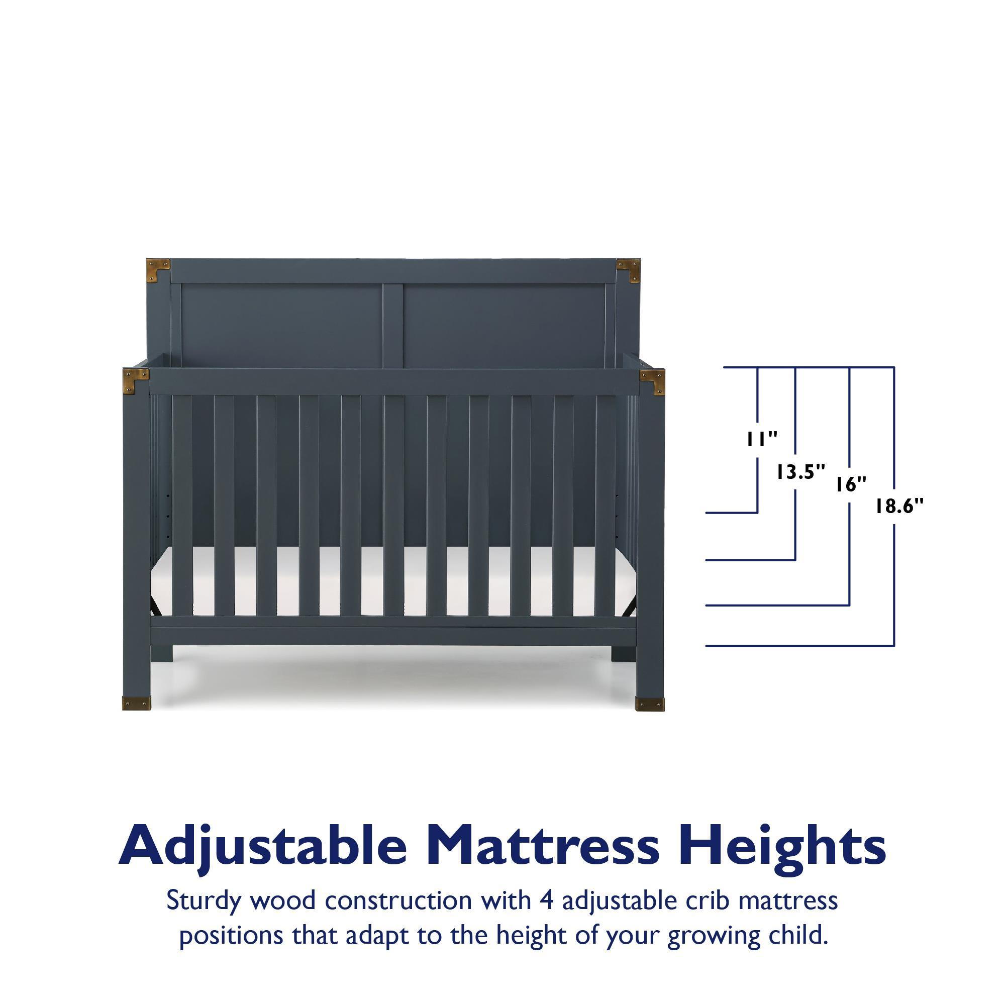 Baby Relax Miles 5-in-1 Convertible Crib