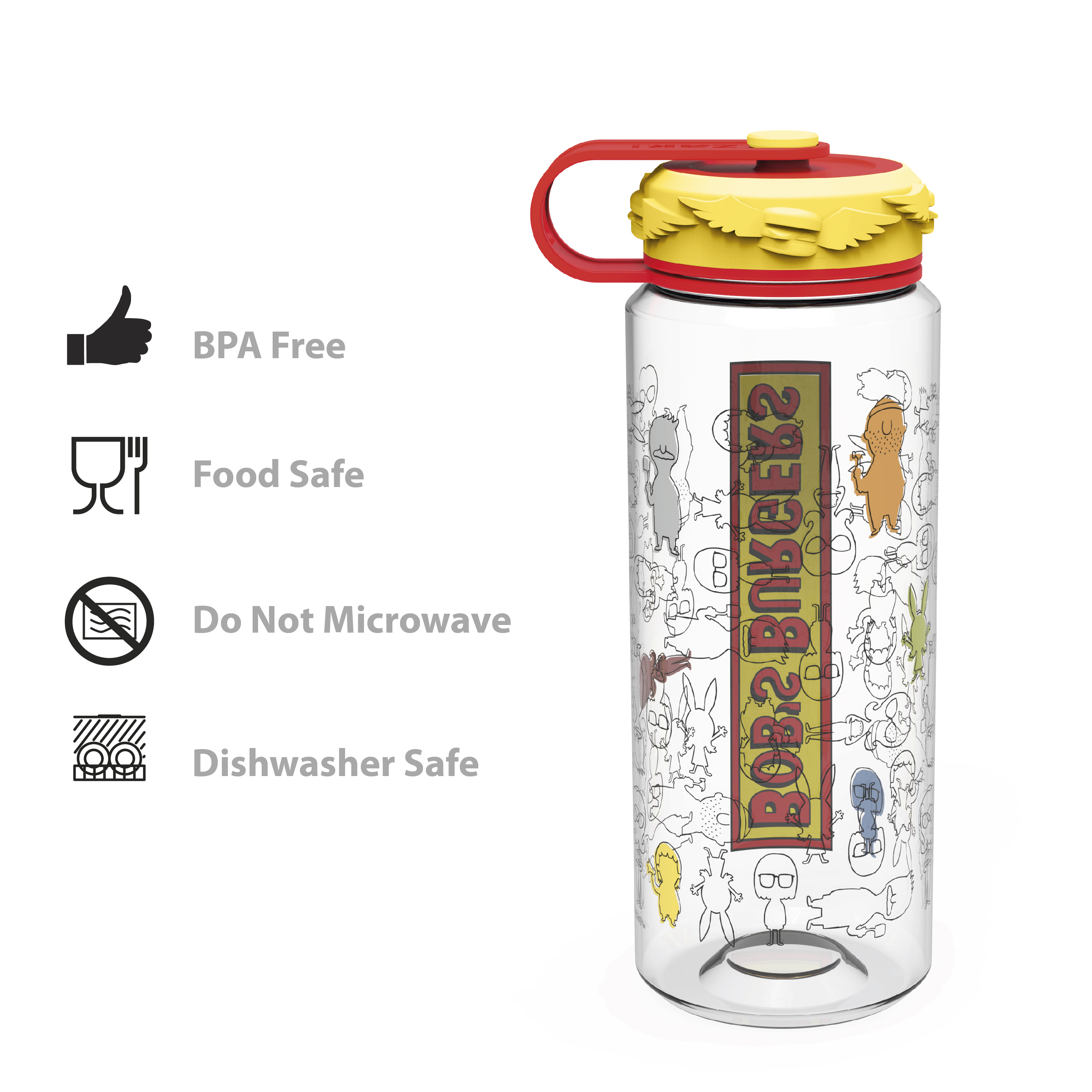 Bobs Burgers 36 ounce Water Bottles, The Belcher Family slideshow image 8 Bobs Burgers 36 ounce Water Bottles, The Belcher Family slideshow image 8
