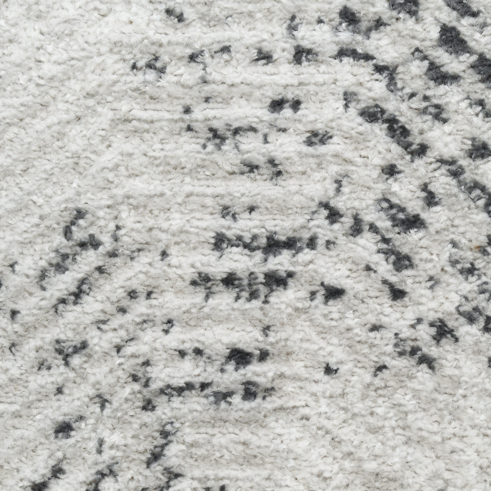 Nourison Dekor 4' x 6' Grey Charcoal Modern Indoor Rug