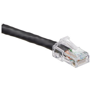 Copper Patch Cables, 15 ft., Black, 8 Position Modular Plug, Cat 6