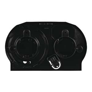 Boardwalk, Twin, Standard Bath Tissue Dispenser, Black