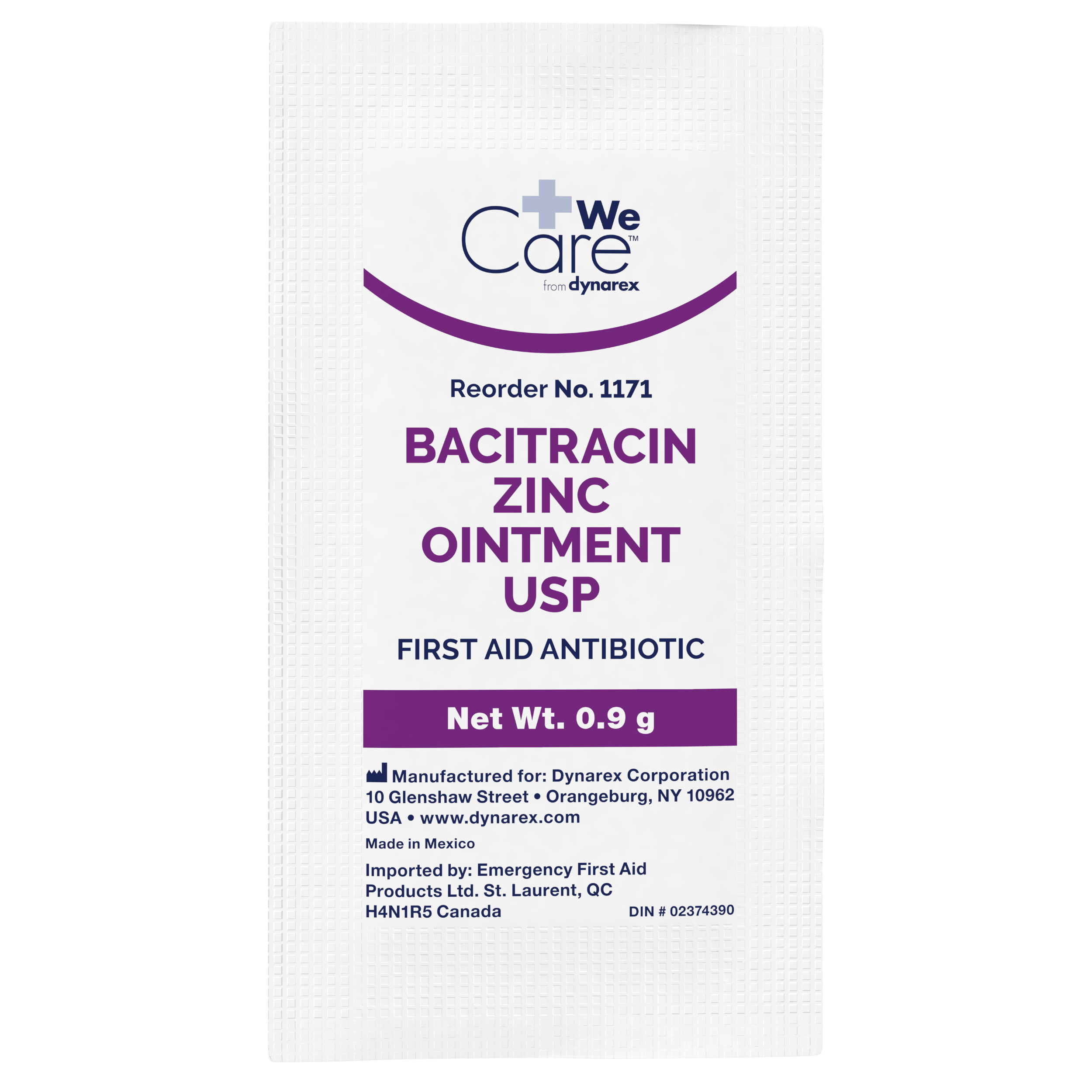 Bacitracin Zinc Ointment 0.9g packet
