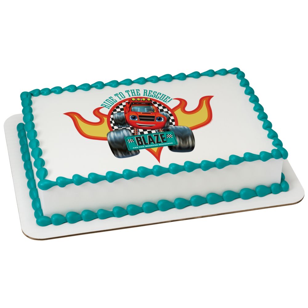 Image Cake Blaze and the Monster Machines™ Ride to the Rescue!