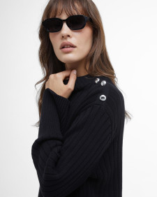 Della Cropped Jumper Classic Black